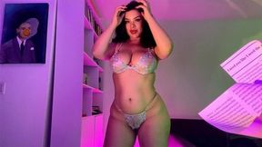 Lingerie, flowers, and curves that speak louder proud