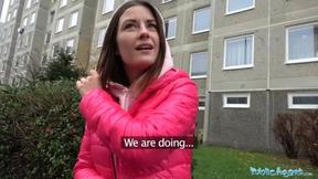 ”Inked Russian Beautiful Babe Takes Fat Meat”