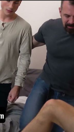 Stepson's College Roommate Sucking And Fucking His Friend's Dads Hard Cock   Clip 1