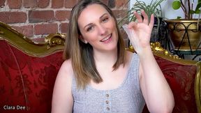 condom cumsicle cei for my sissy - clara dee joi