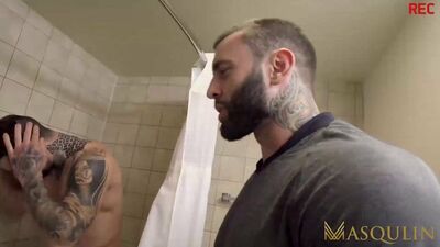 Andrew Green & Markus Kage are barebacking in the bedroom