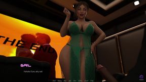 Horny Thick Wife Cheats on Her Husband with BBC landlord - 3D Hentai Game - the office