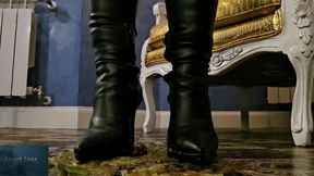 Mistress Luciana Crushing Trampling Foot Domination Feeding Humiliation