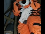 Horny Tiger Cums in Attic 🤤🥵