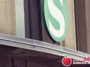 dates66.com Silicon-tits MILF fucks stranger on stairs (PUBLIC)