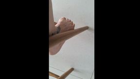Naked Legs and Feet with Small Tattoos