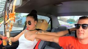 ”Big tits Asian amateur GF ravaged hard after a day at the beach”