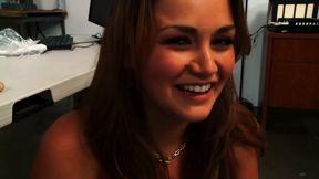 Allie Haze Gets Fucked After Riding the Sybian and Creampied Hard