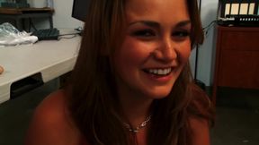 Allie Haze Gets Fucked After Riding the Sybian and Creampied Hard