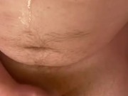 cumming on myself after pissing on myself in the bath
