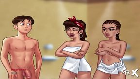 Teen Anime Chick Shows Off Her Skills On A Massive Dick In Summertime Saga