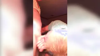 Skinny Amateur Twink and Daddy Exchange Blowjobs and Cum