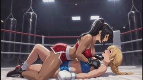 Female Boxing Fantasies #3B: Gloves of Forbidden Desire (Animated)