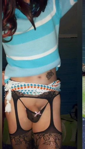 My month has been so horny trying on some new outfits