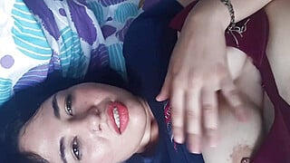 I make a video for my lover fingering my pussy.