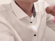 【BL】トイレ中に手コキして欲しいと言われ抜いてあげるイケメン社会人