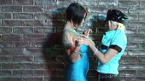 michelle thorne and victoria brown roleplay with a double ended dildo and the a real dick