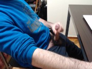 My Valentine gift to you: too dressed to cum, never say never! (uncut cook)