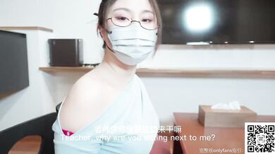 The teacher's tight cunt seduces you in stockings and heels