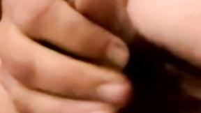 ”Chubby amateur masturbates his shaft & blown by black homo”