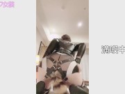 ＜女装＞エナメルボディスーツ x 拘束