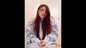 Your Virgin Friend Owes You Money! She Pays You Back With Anal Orgasm