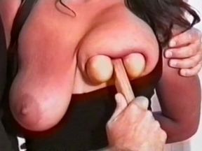 Big tits milf gets bound, gagged