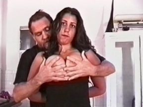 Big tits milf gets bound, gagged