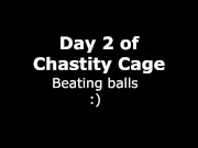 Chastity Cage Challange - Day 2/30
