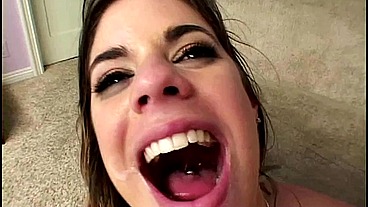 Candace Raines Anal Threesome Facial from Jerry and Steve