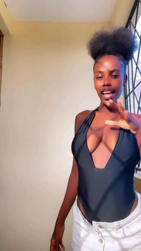 Sexy Natural Kenyan Ebony Babe Short Clip Just for You #03