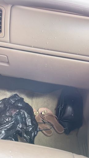 Squirt in Car