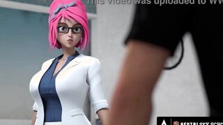 ANIMATED SEX UNIVERSITY - Long Titty Anime milf Begs For College Girl's Cum Into Front Of The WHOLE CLASS!