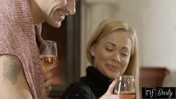 Peneloppe Ferre's Blazing Winter Warmth: Blonde Babe Rides Big Cock