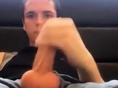 Sweet Boy Wank His Dick