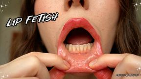 Lip stretching tease CUSTOM