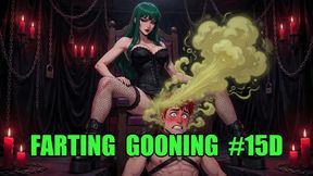 Farting Gooning #15D: Bratty Goddess Gas Trance (Animated, Music, Text)