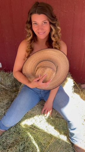 Western-themed photoshoot