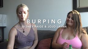 Sydney Paige burps in my face - mp4