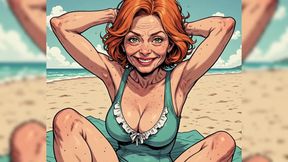 Revealing Swimsuits with Mature Cleavage (naughty Ai)