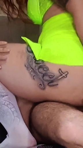 Big Ass Redhead Riding Cowgirl Anal Get Cum in Her Asshole