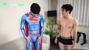 Superman x Spiderman - Lycra Superhero Costume