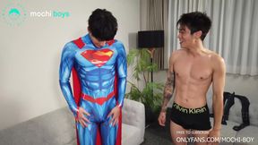 Superman x Spiderman - Lycra Superhero Costume