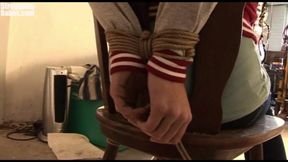 Steffi Chair-tied Ballgagged