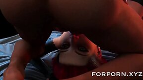 Chesty redhead dp'd by futa