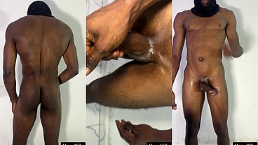 Stroking my big dick