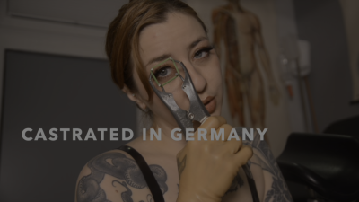Castrated in Germany Femdom POV