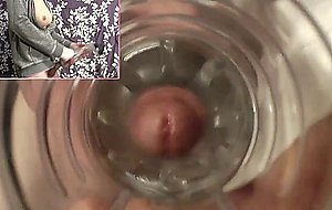 Jade fucks her fleshlight inside and out