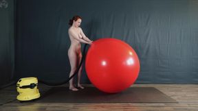 Bondage with red balloon, part 1