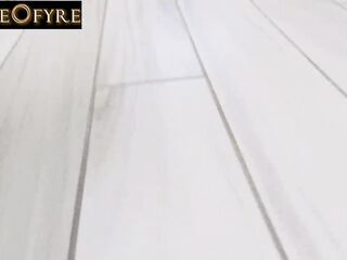 HouseoFyre- Supple Arched Back Katie Kush oiled up and Twerking on a Large Weenie